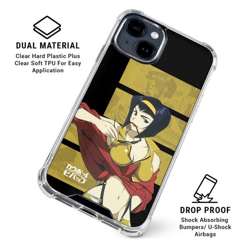 Cowboy Bebop Faye iPhone 15 Clear Case